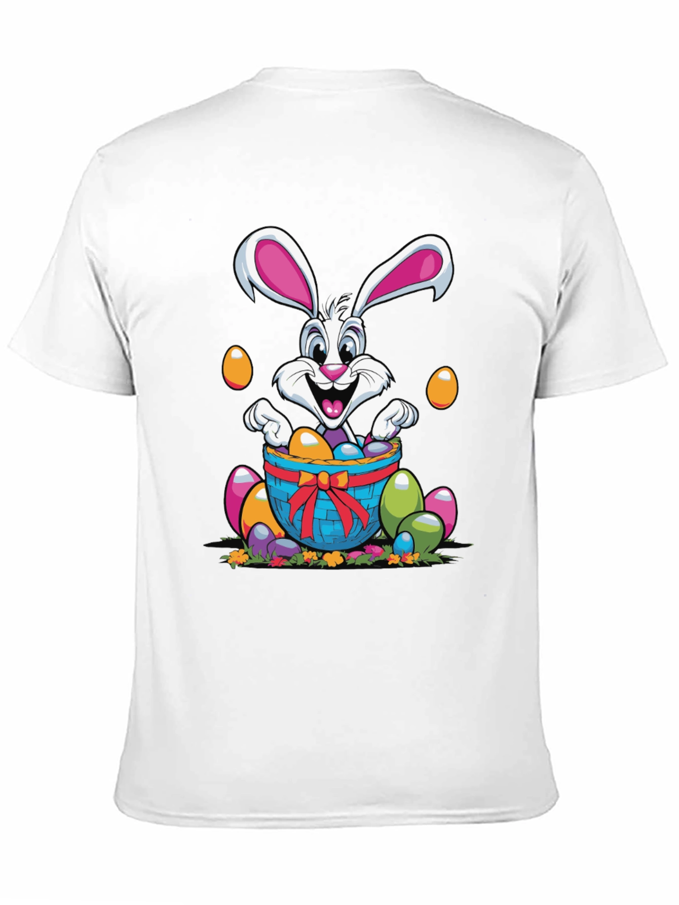 Camiseta Conejo de Pascua con Huevos