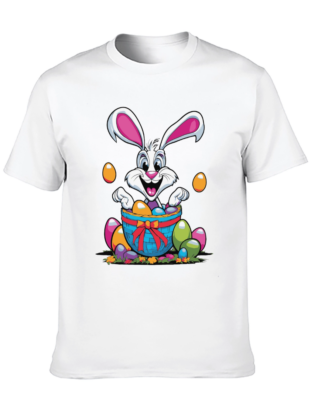 Camiseta Conejo de Pascua con Huevos