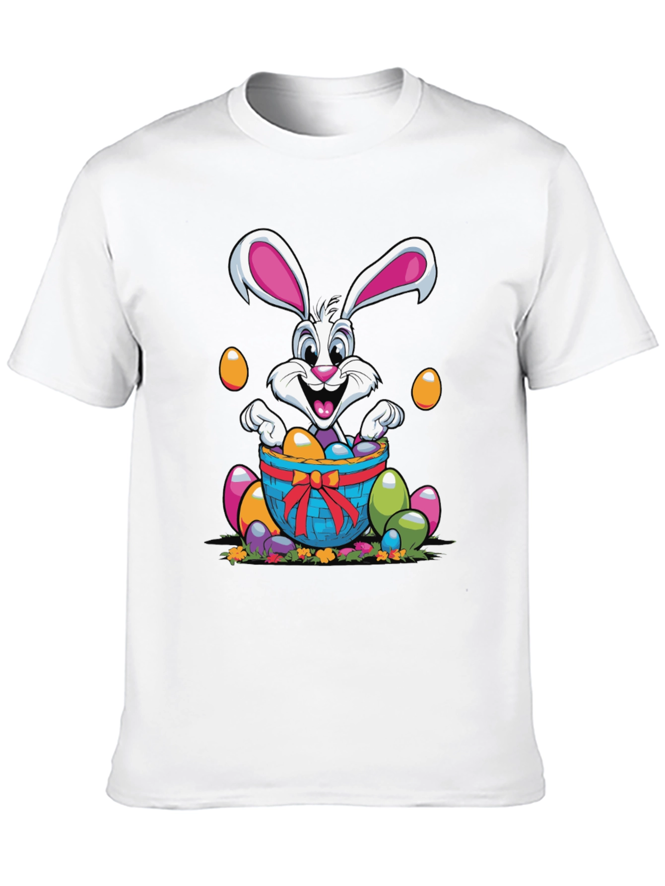 Camiseta Conejo de Pascua con Huevos