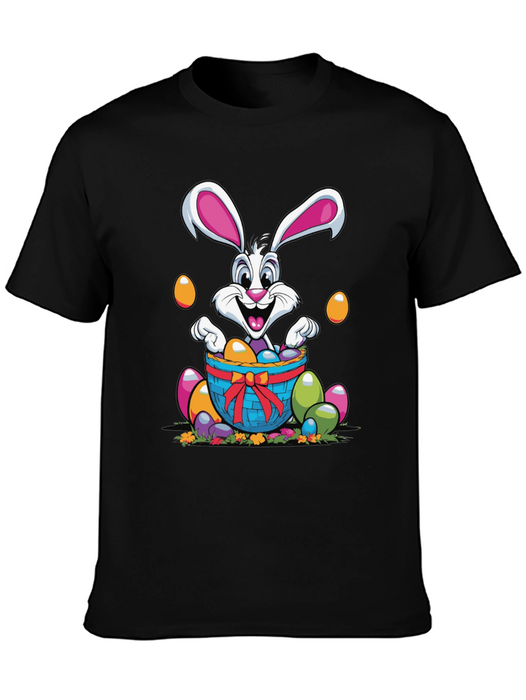 Camiseta Conejo de Pascua con Huevos