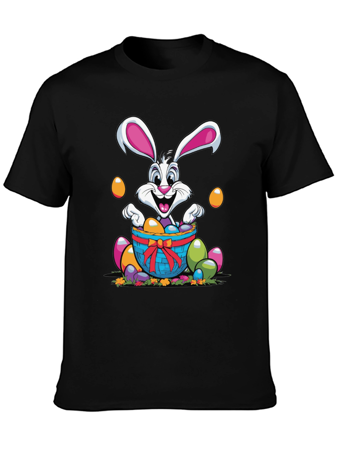 Camiseta Conejo de Pascua con Huevos