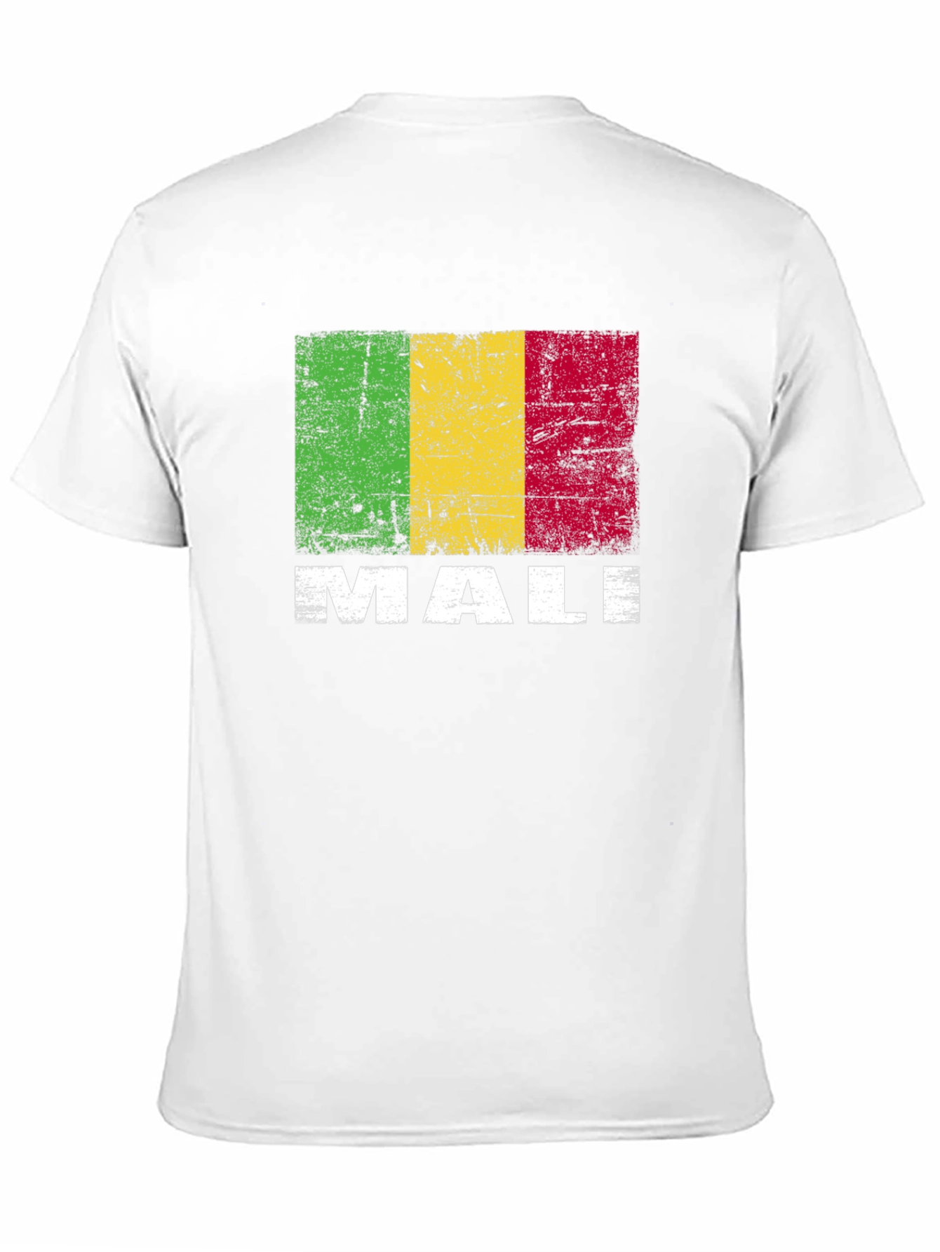 Camiseta Hombre con Diseño Bandera de Malí