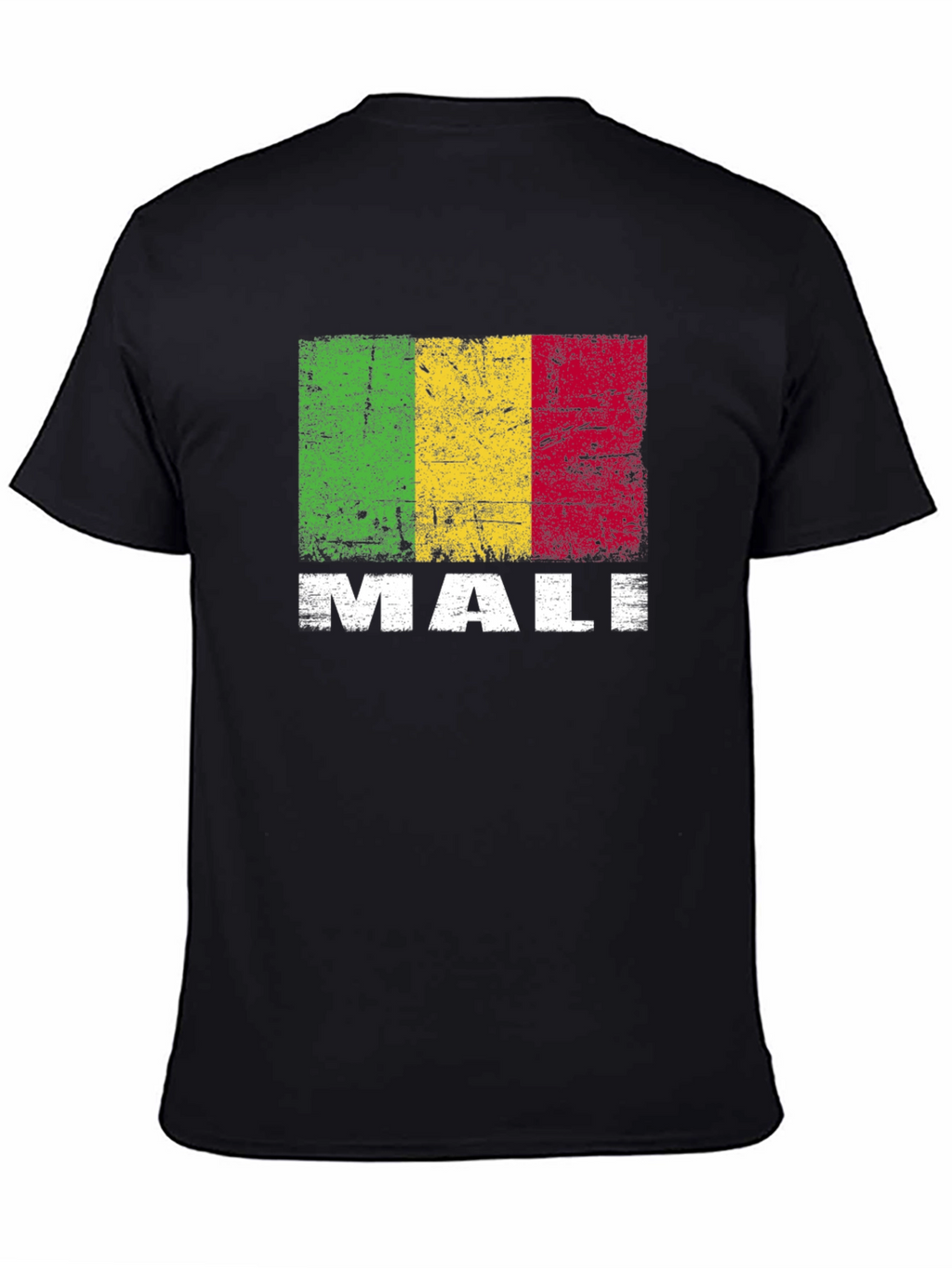 Camiseta Hombre con Diseño Bandera de Malí