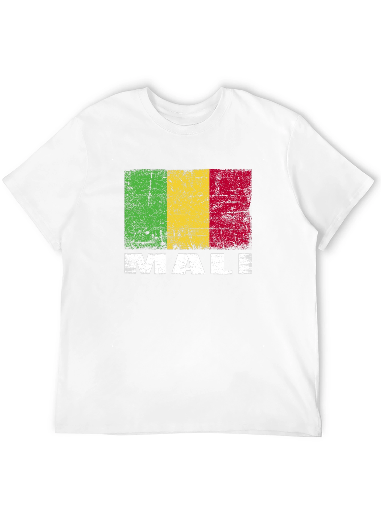 Camiseta Hombre con Diseño Bandera de Malí