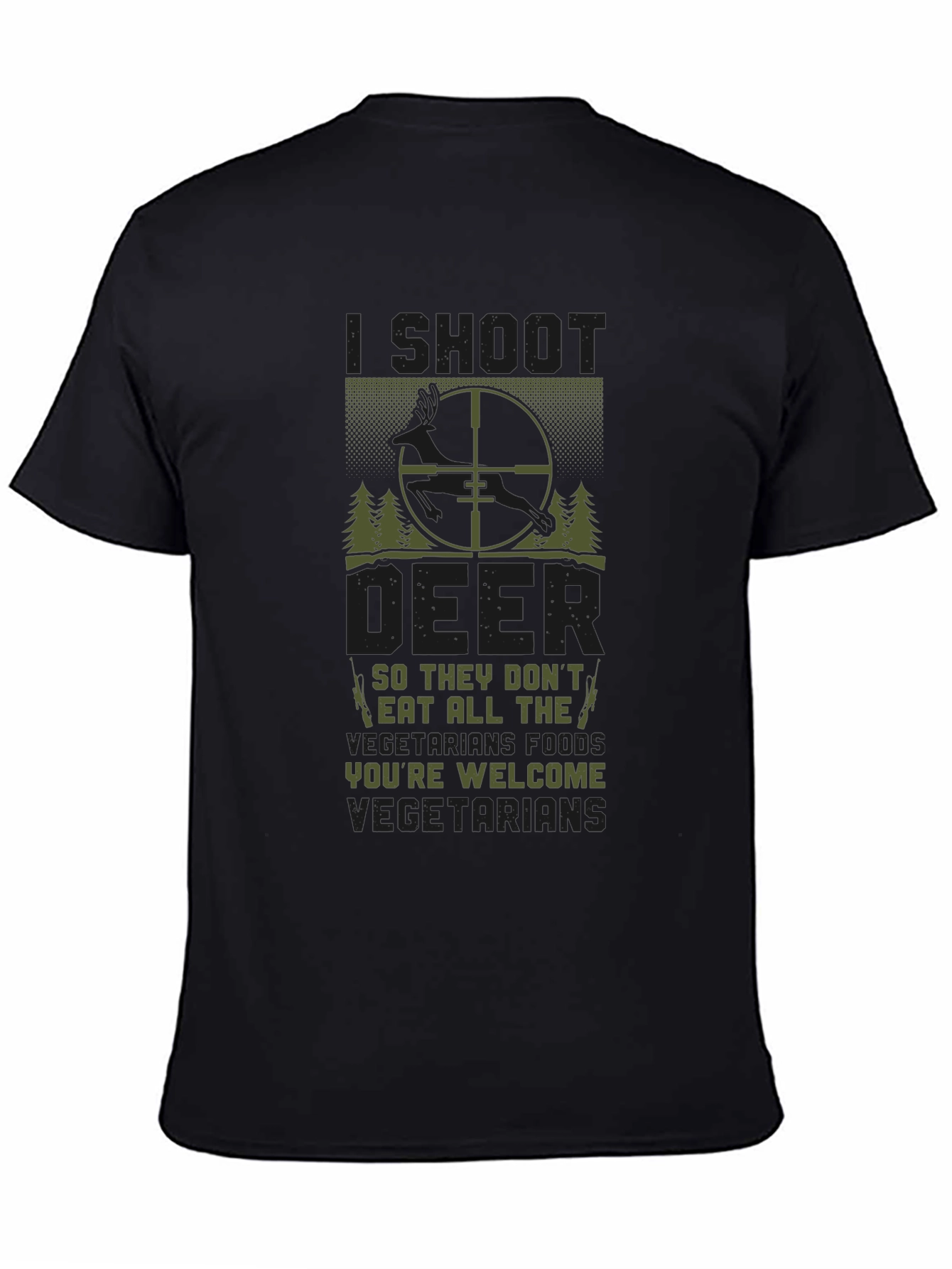 Camiseta Hombre Cazador: Yo Cazo Ciervos