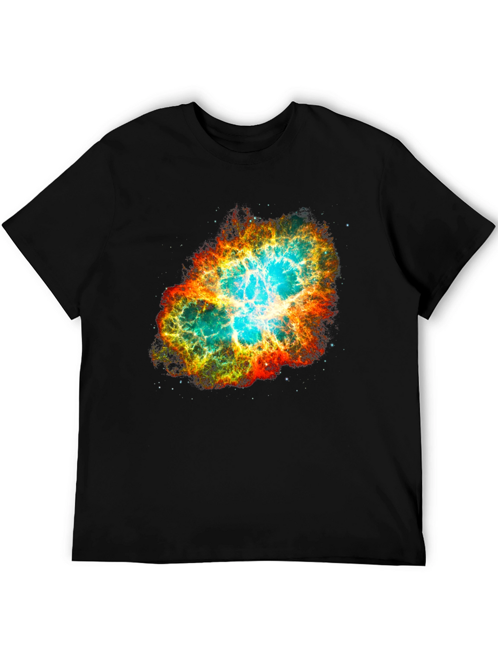 Camiseta Hombre Nebulosa Espacial Estampada