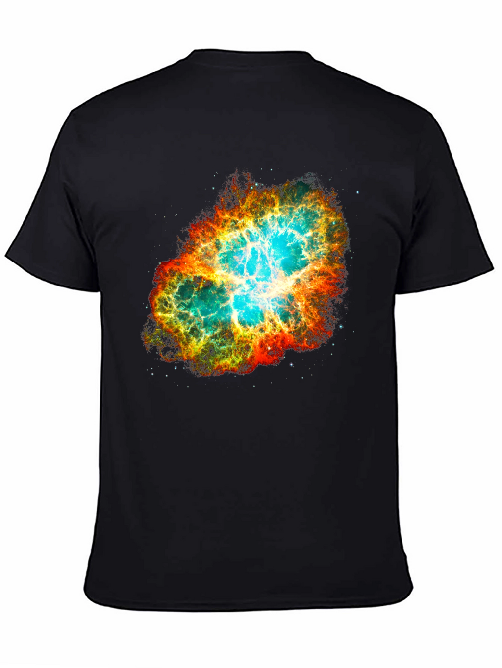 Camiseta Hombre Nebulosa Espacial Estampada
