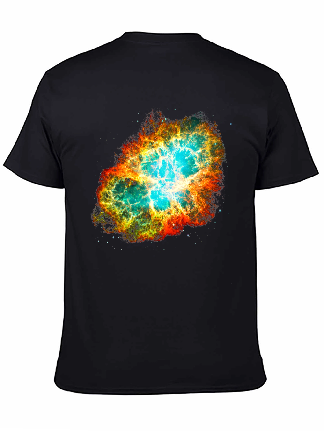 Camiseta Hombre Nebulosa Espacial Estampada