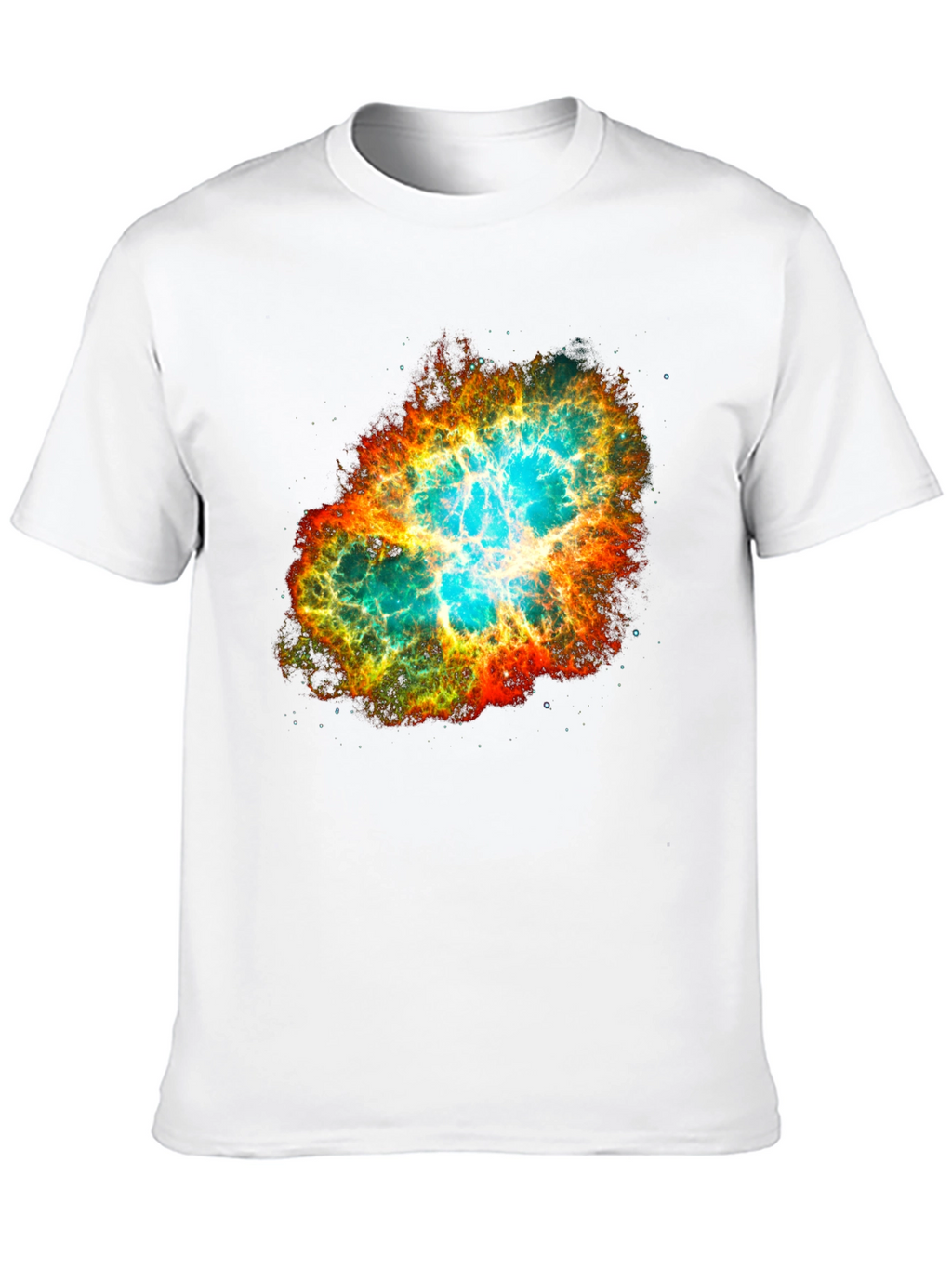 Camiseta Hombre Nebulosa Espacial Estampada