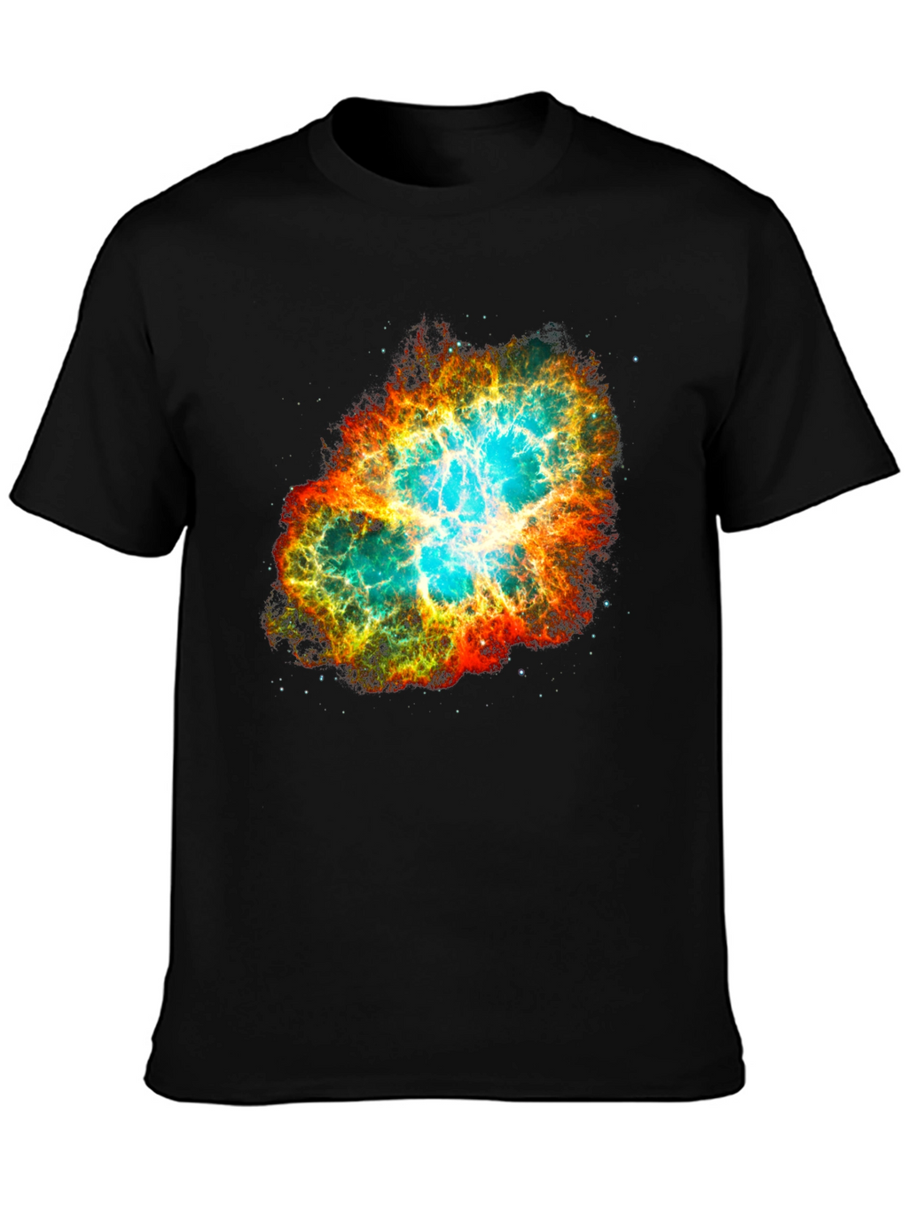 Camiseta Hombre Nebulosa Espacial Estampada