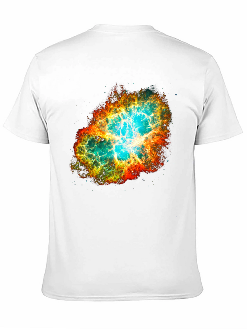 Camiseta Hombre Nebulosa Espacial Estampada