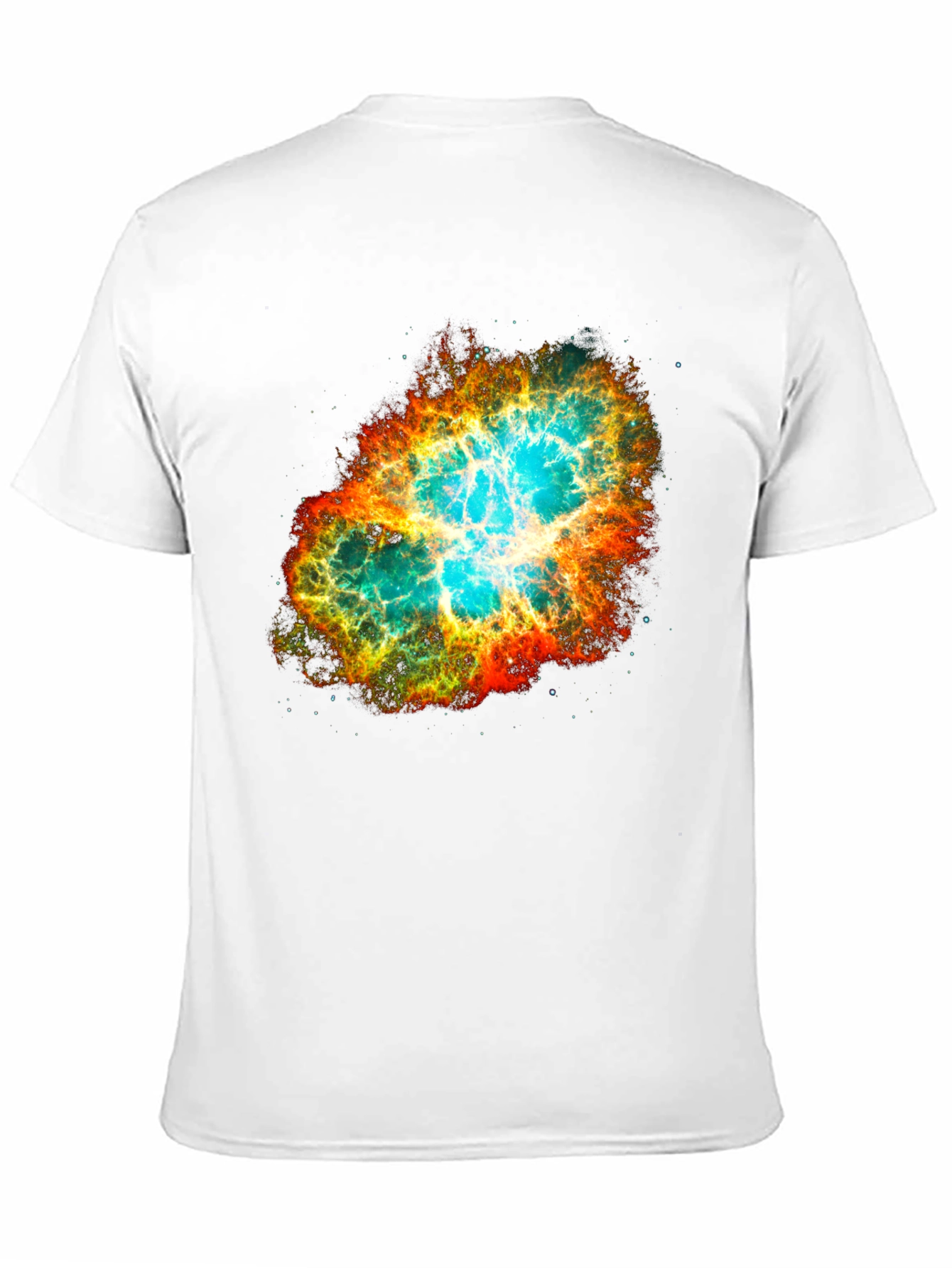 Camiseta Hombre Nebulosa Espacial Estampada