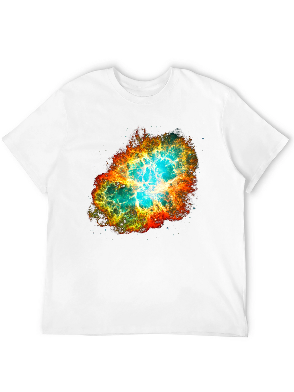 Camiseta Hombre Nebulosa Espacial Estampada