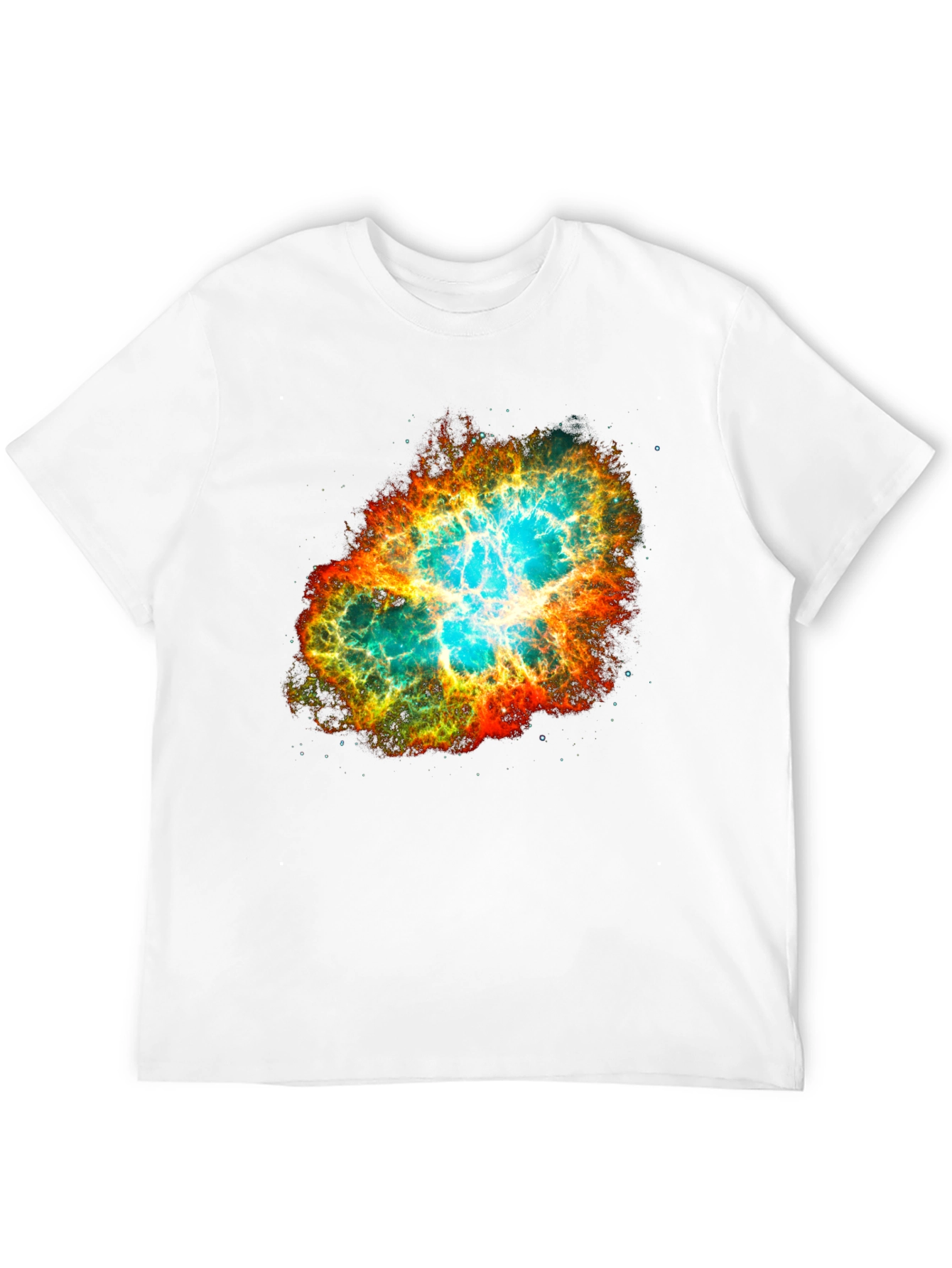 Camiseta Hombre Nebulosa Espacial Estampada