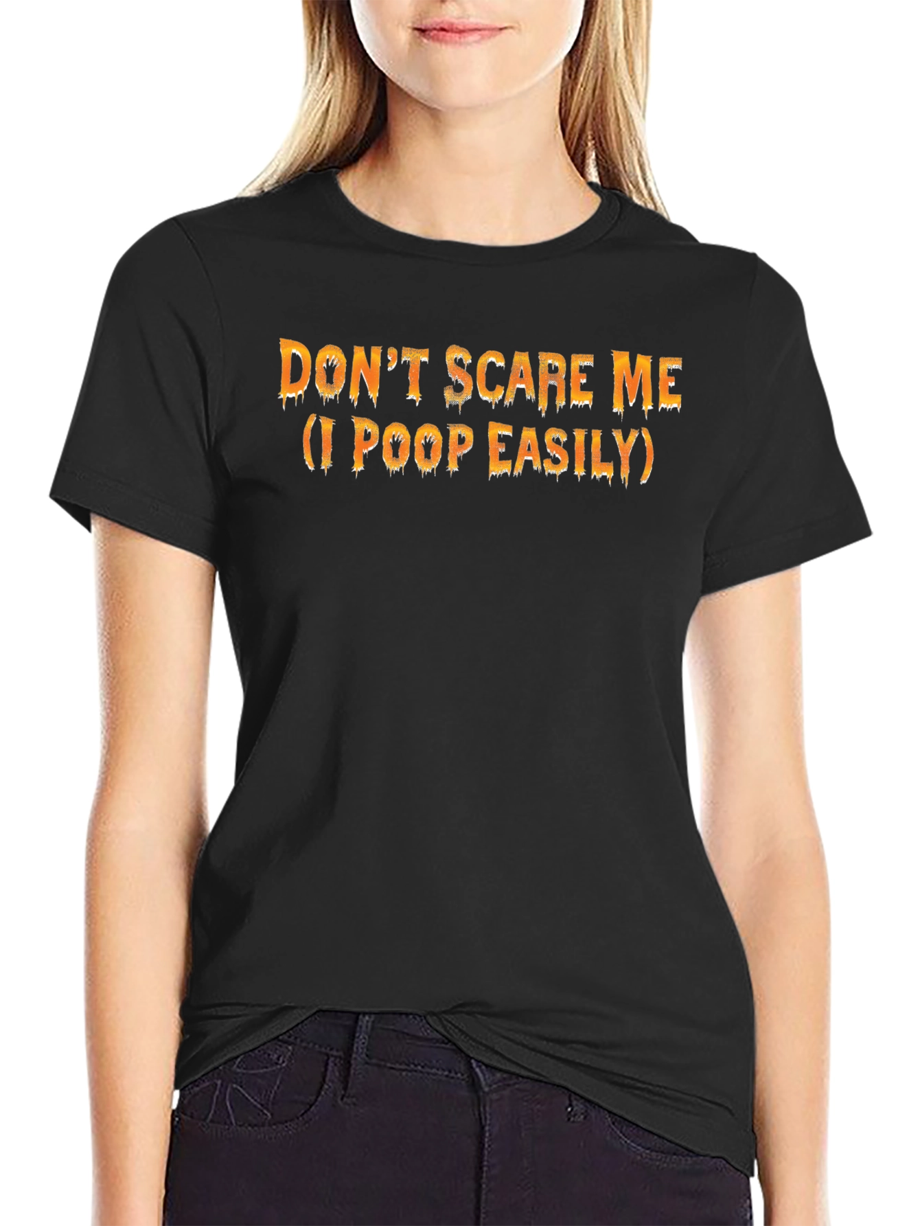 Camiseta Hombre - No me asustes ¡defeco fácilmente!