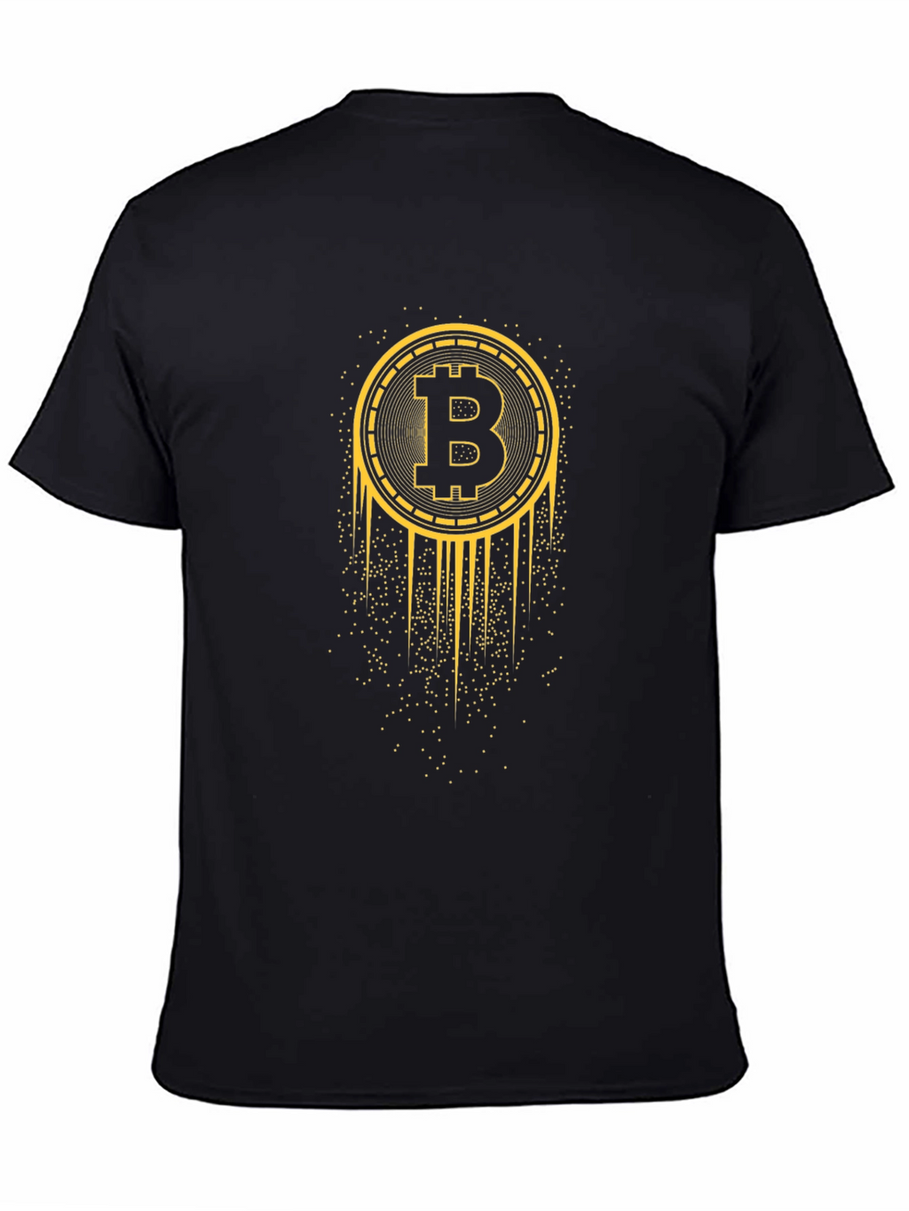 Camiseta Bitcoin Negra para Hombre