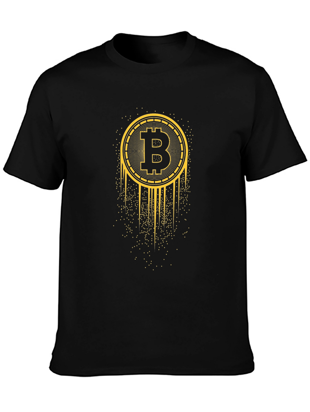 Camiseta Bitcoin Negra para Hombre