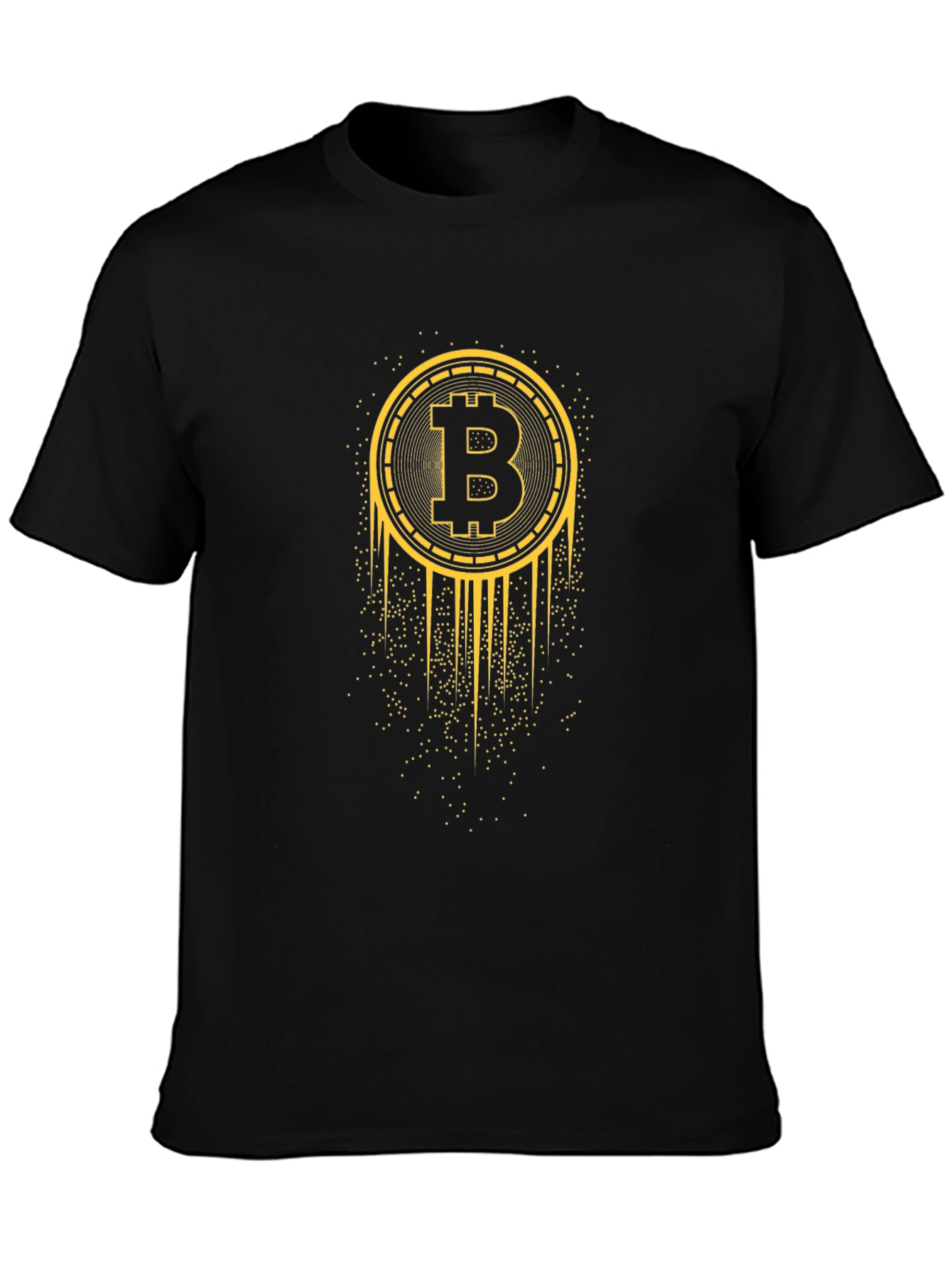 Camiseta Bitcoin Negra para Hombre
