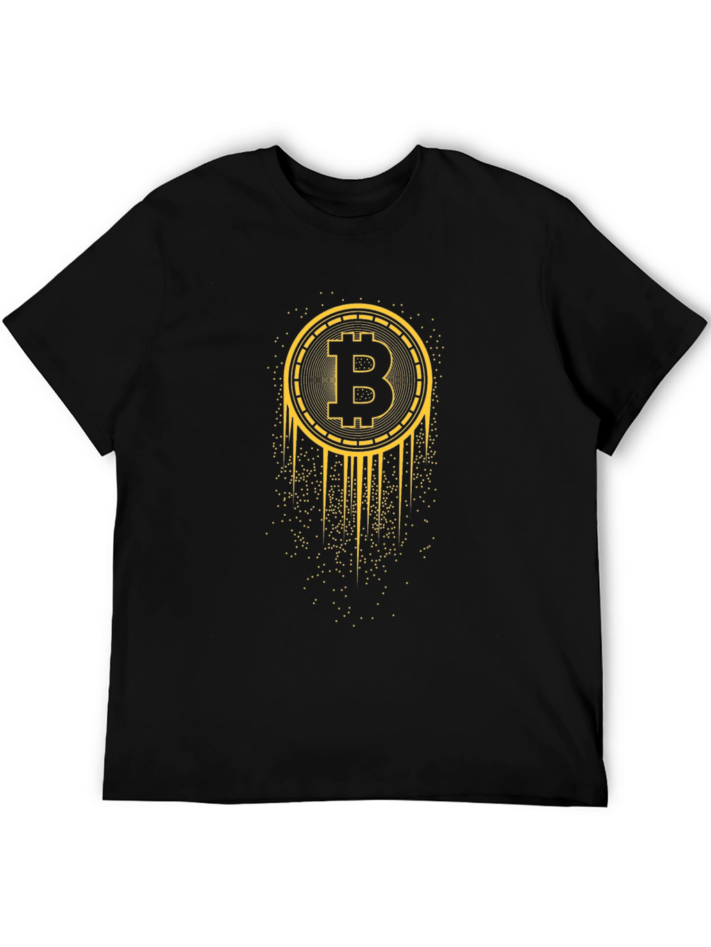 Camiseta Bitcoin Negra para Hombre
