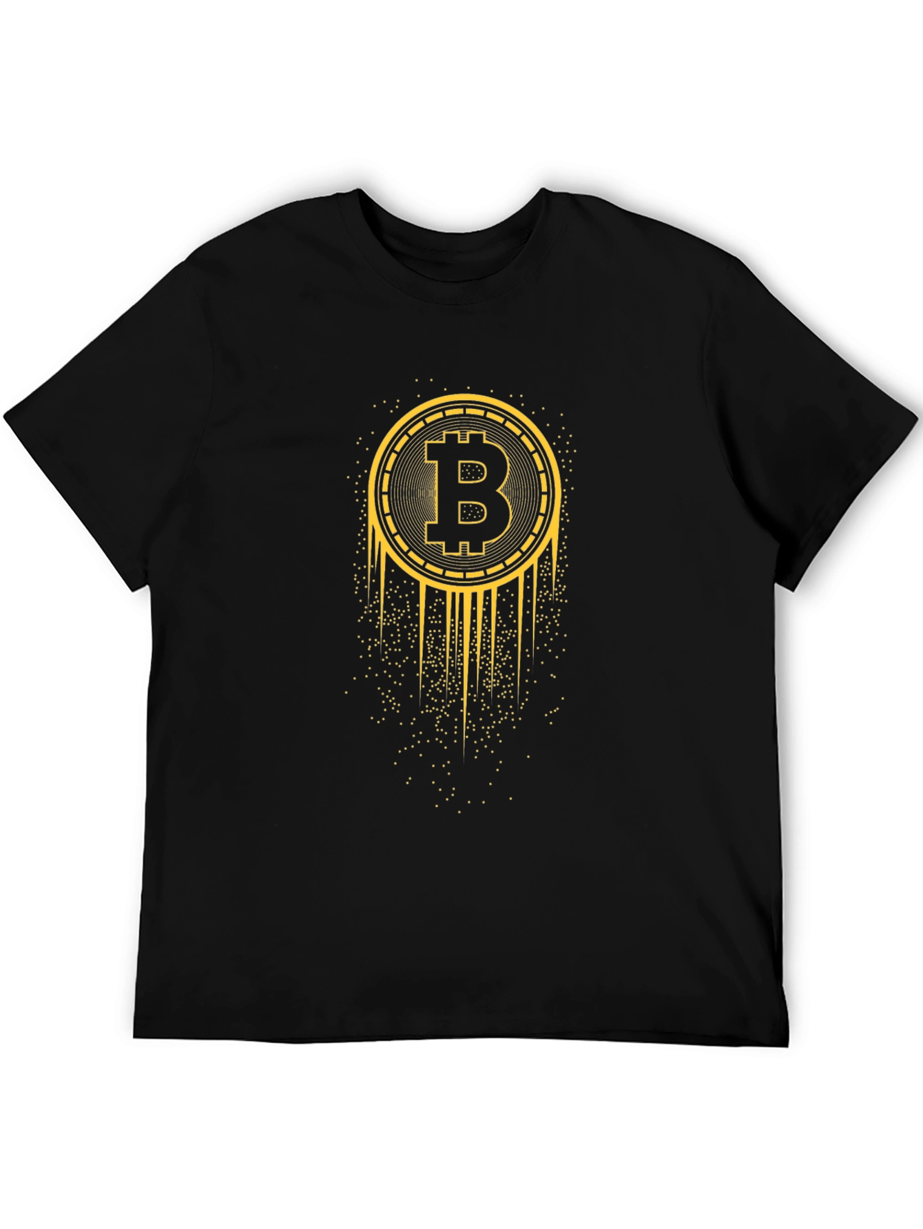 Camiseta Bitcoin Negra para Hombre