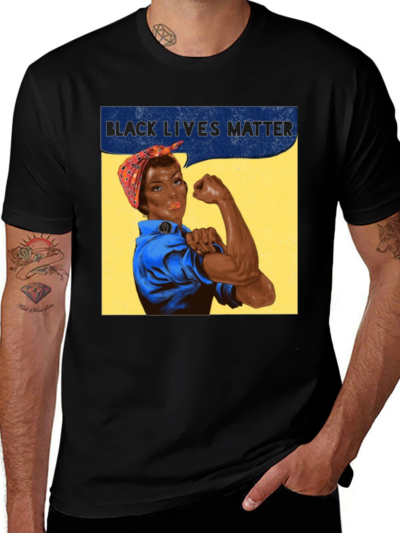 Camiseta Black Lives Matter Rosie la Remachadora