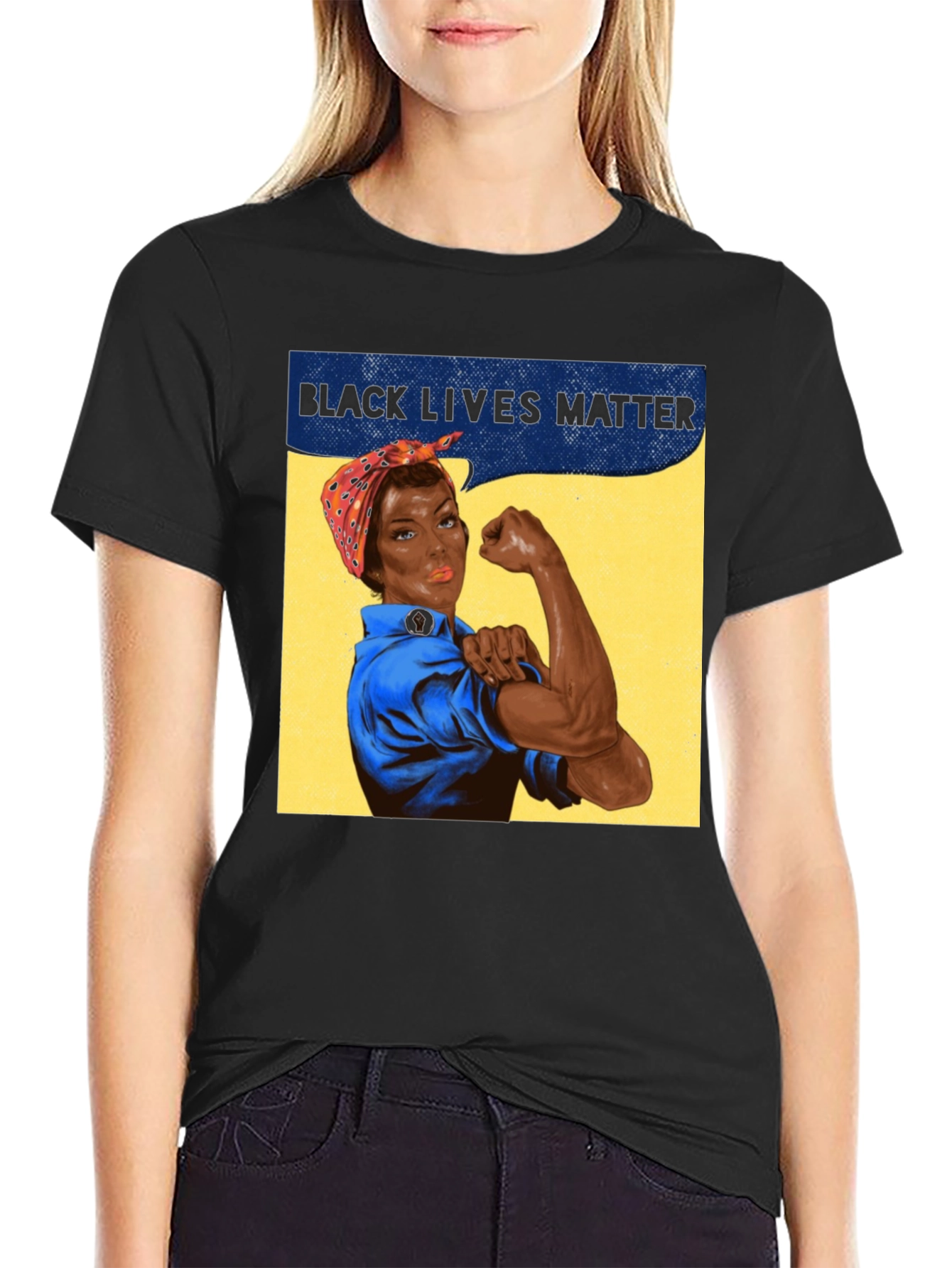 Camiseta Black Lives Matter Rosie la Remachadora
