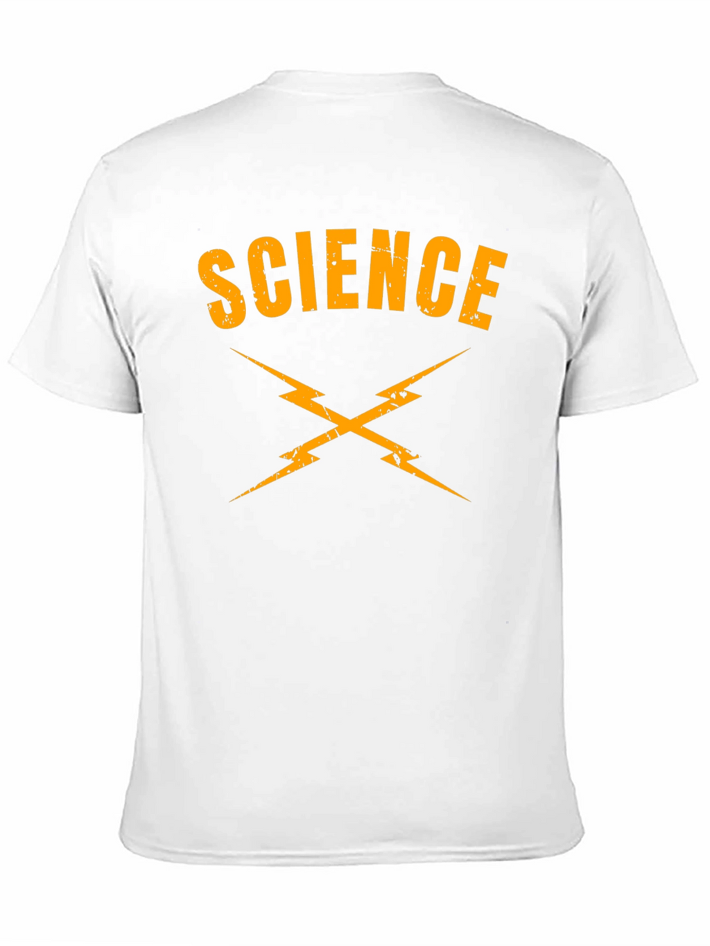Camiseta Ciencia Rayos Negra Algodón