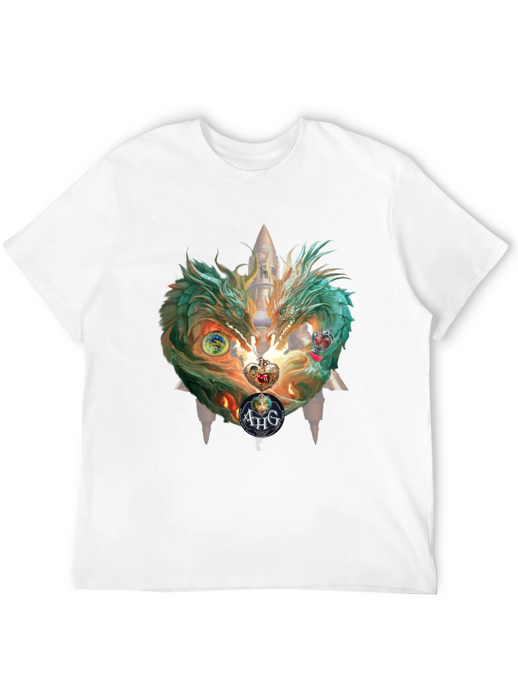 Camiseta Dragones Gemelos Fantásticos