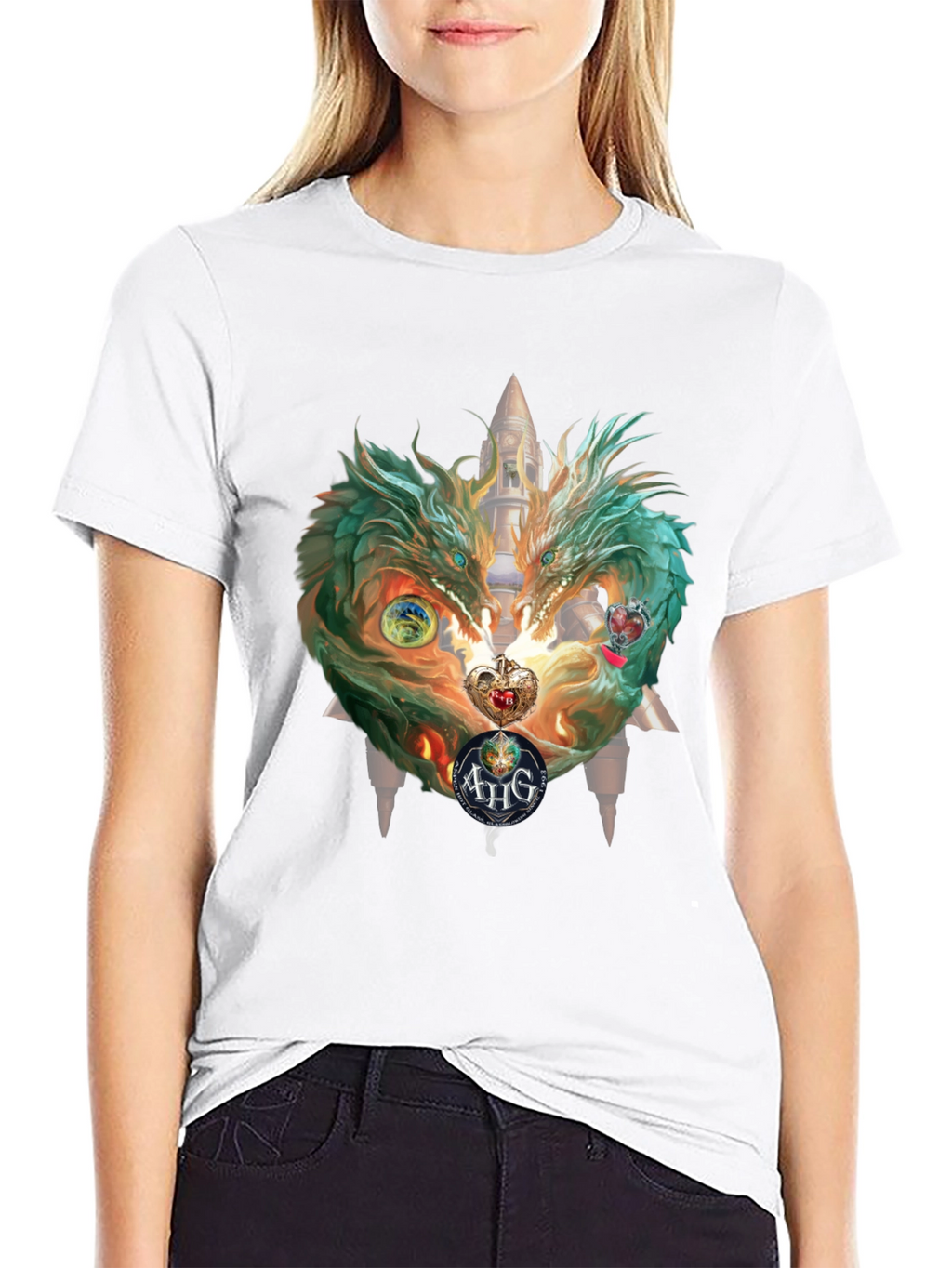 Camiseta Dragones Gemelos Fantásticos