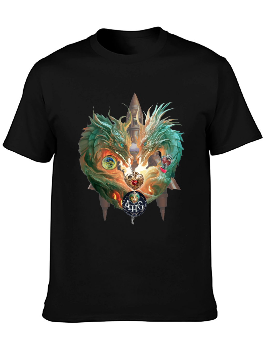 Camiseta Dragones Gemelos Fantásticos