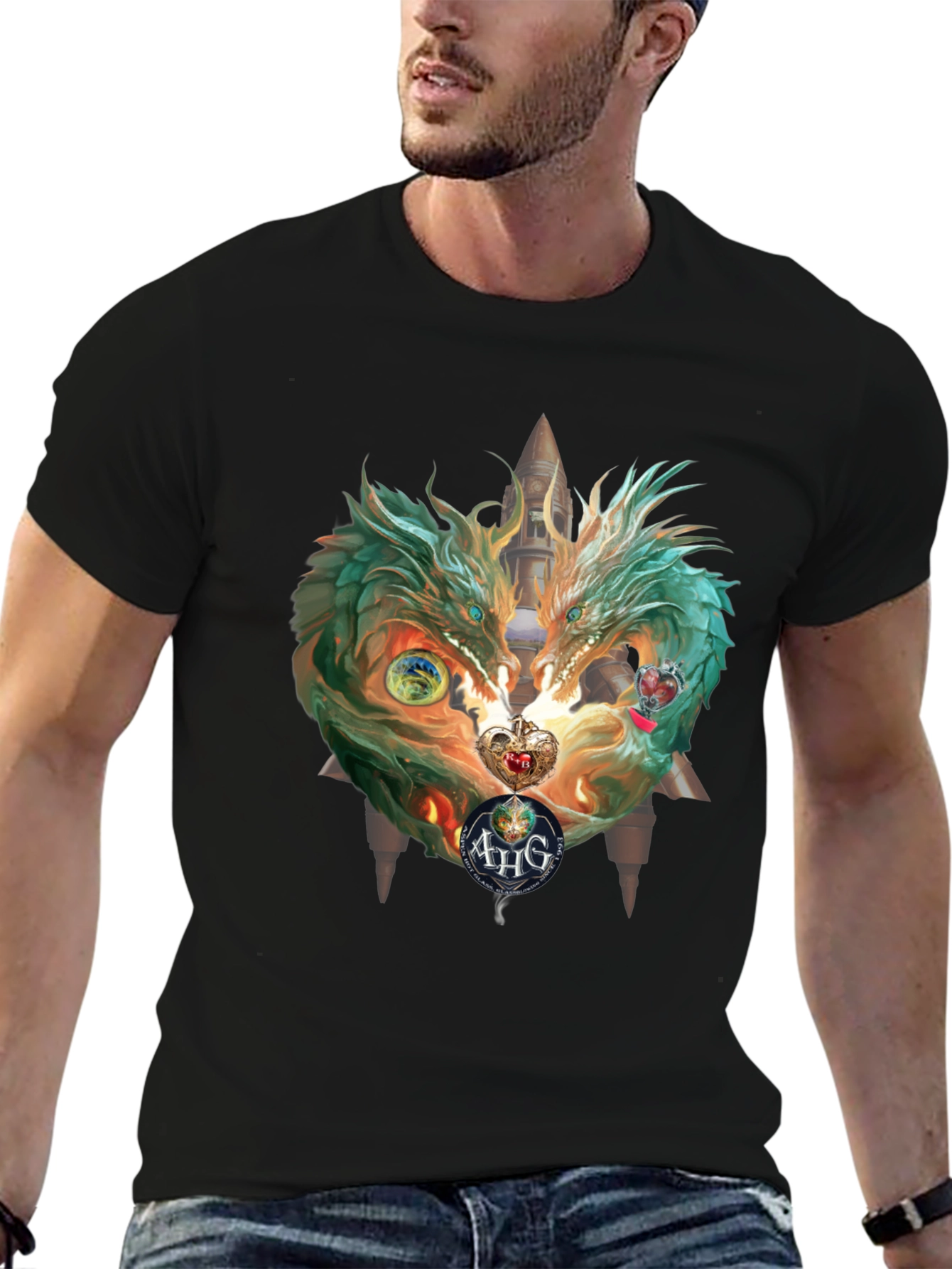 Camiseta Dragones Gemelos Fantásticos