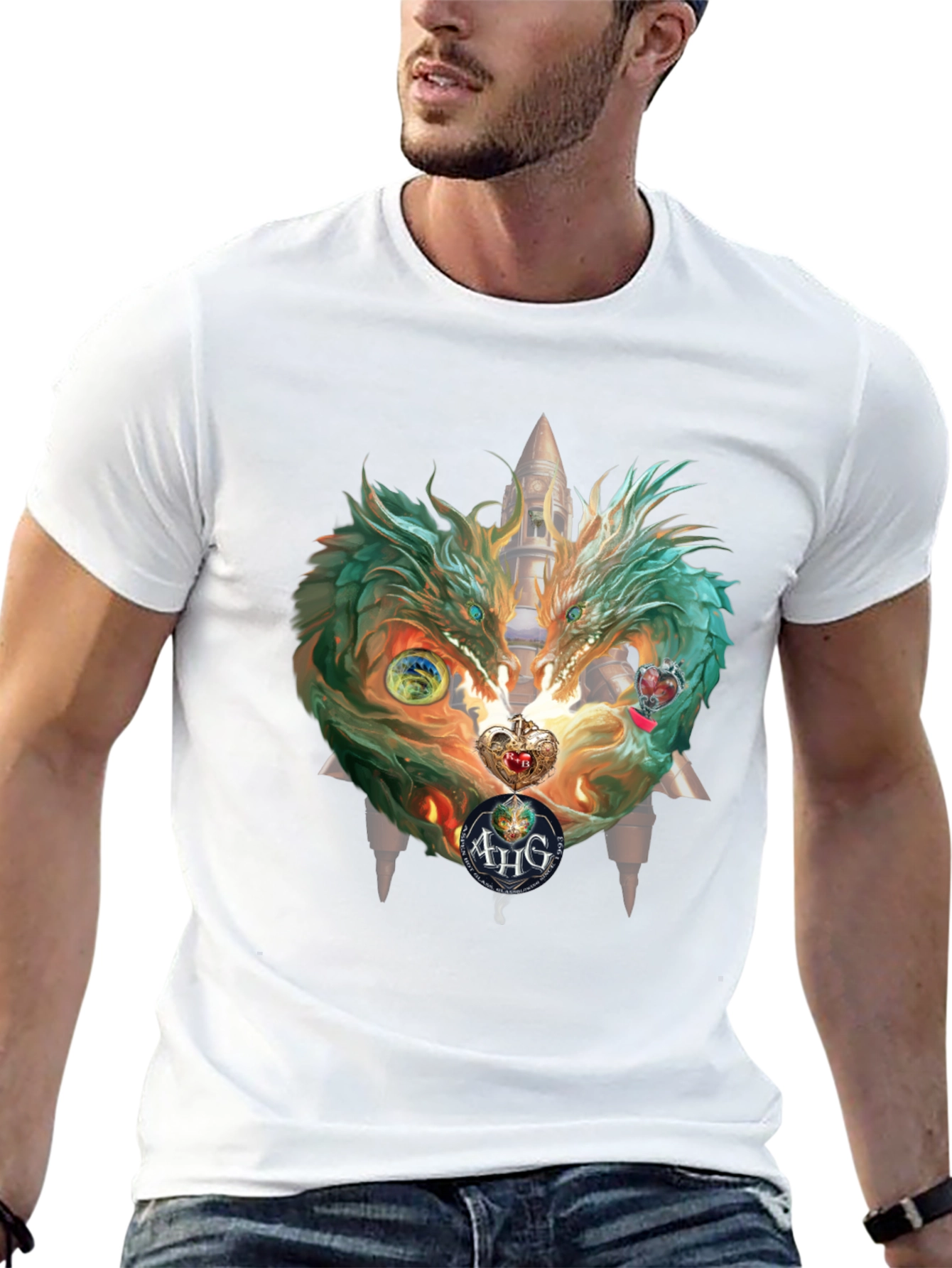 Camiseta Dragones Gemelos Fantásticos