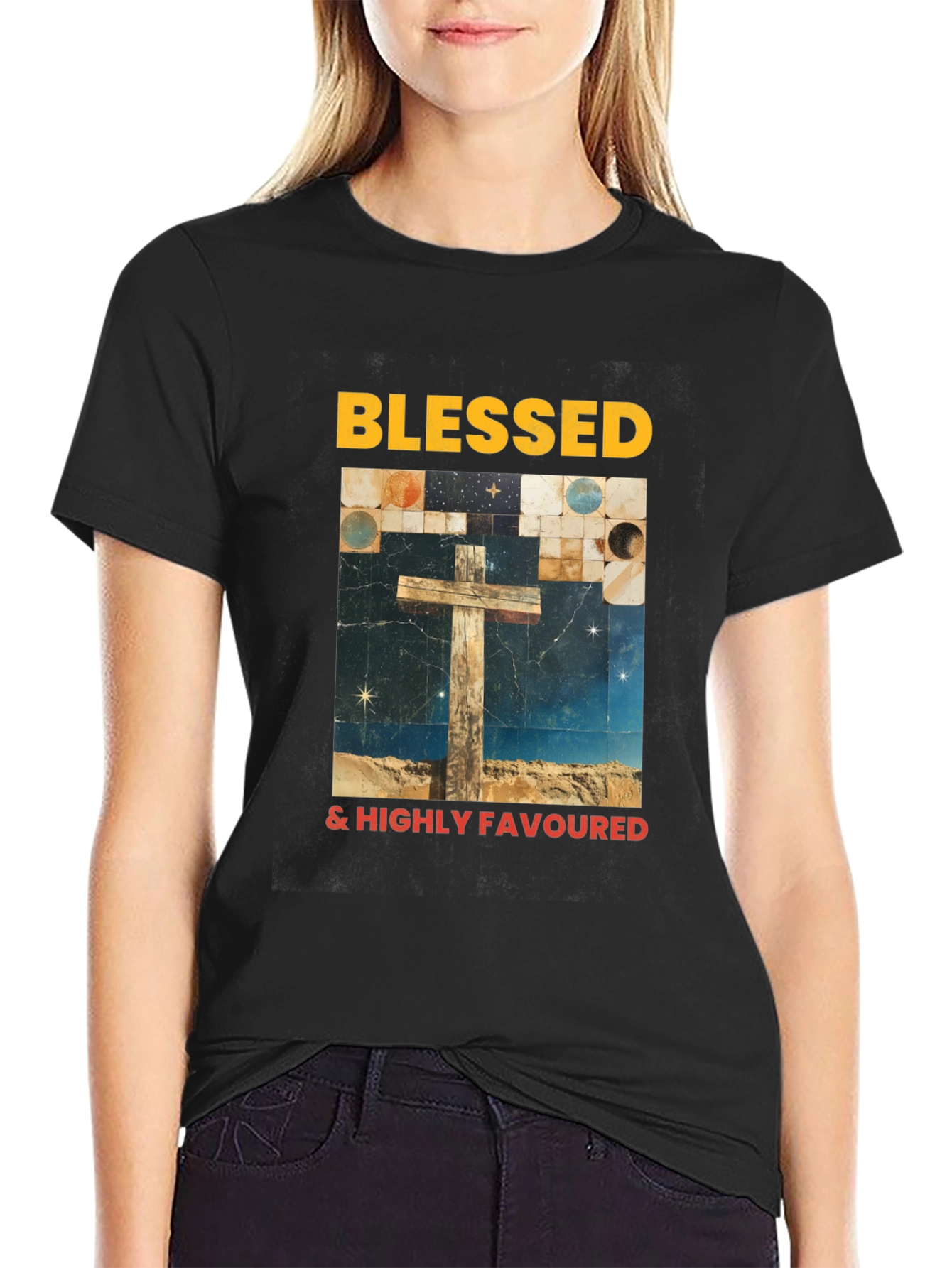 Camiseta Blessed & Highly Favoured