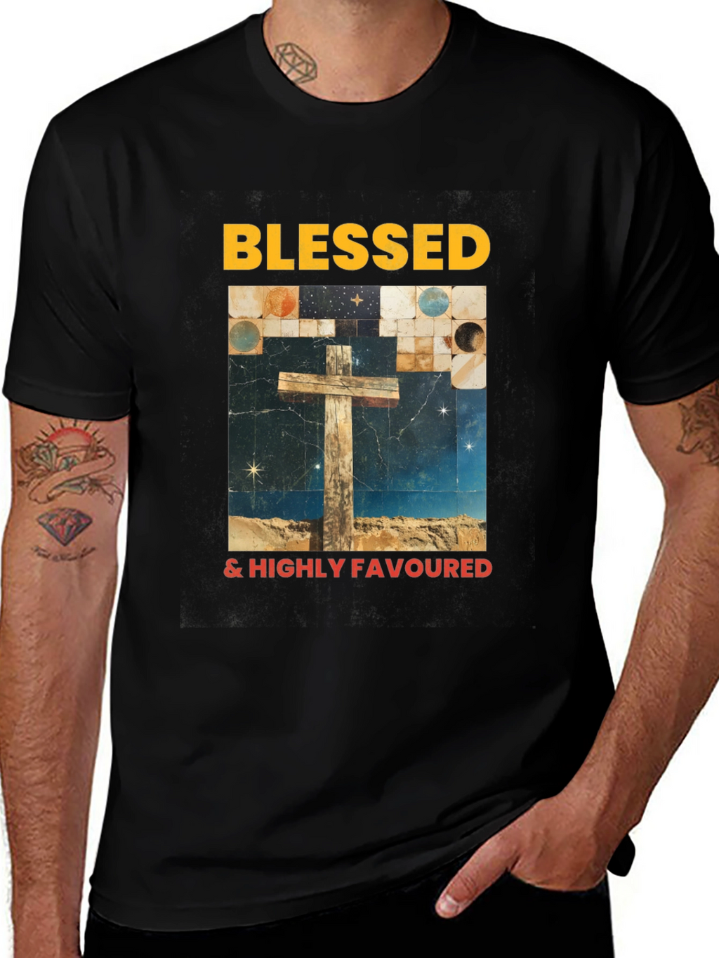 Camiseta Blessed & Highly Favoured