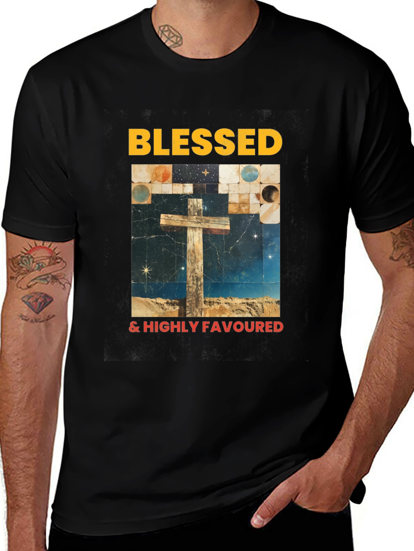 Camiseta Blessed & Highly Favoured
