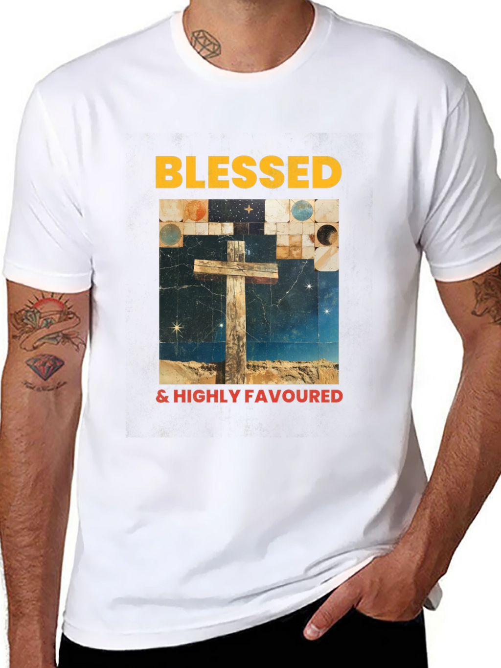 Camiseta Blessed & Highly Favoured