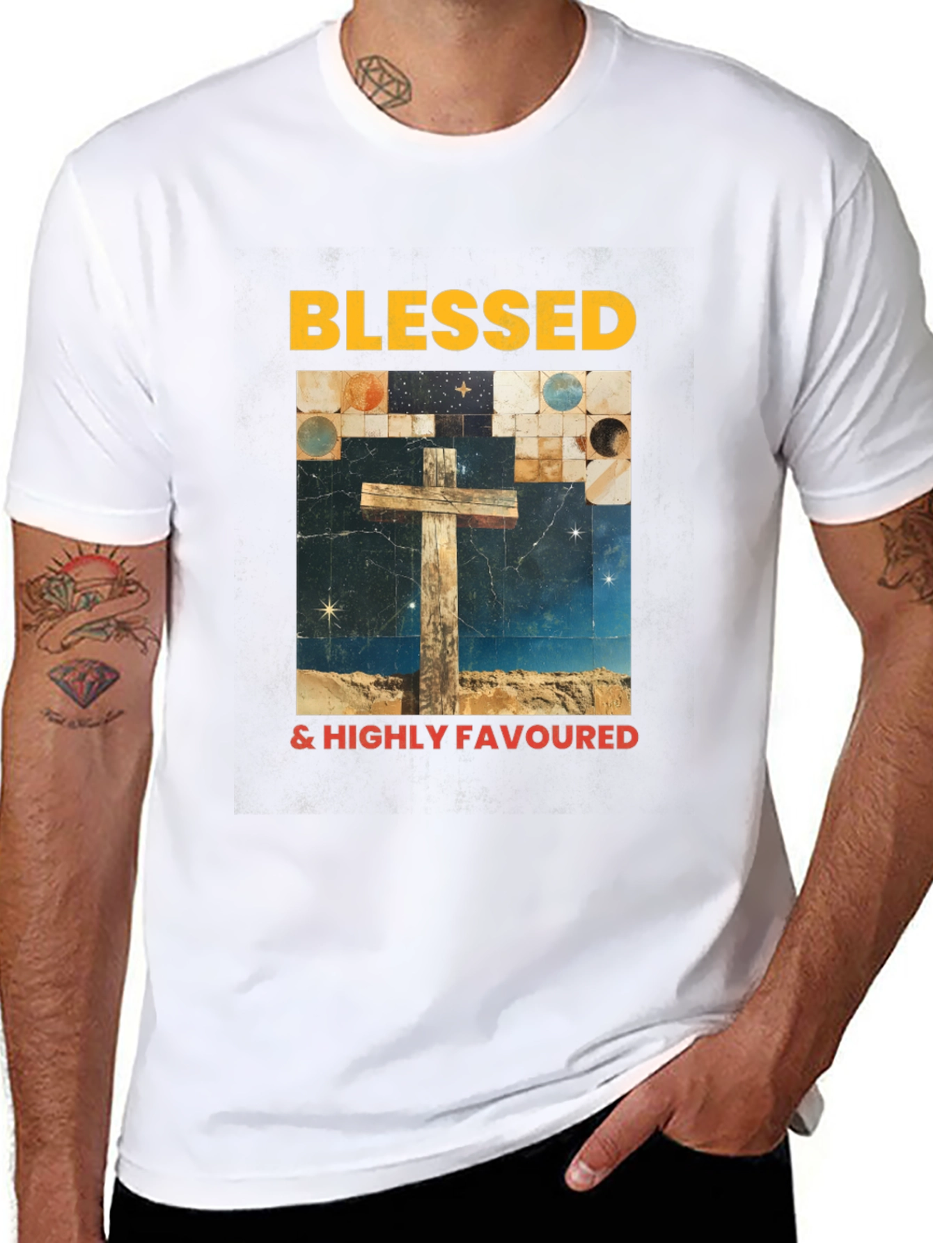Camiseta Blessed & Highly Favoured