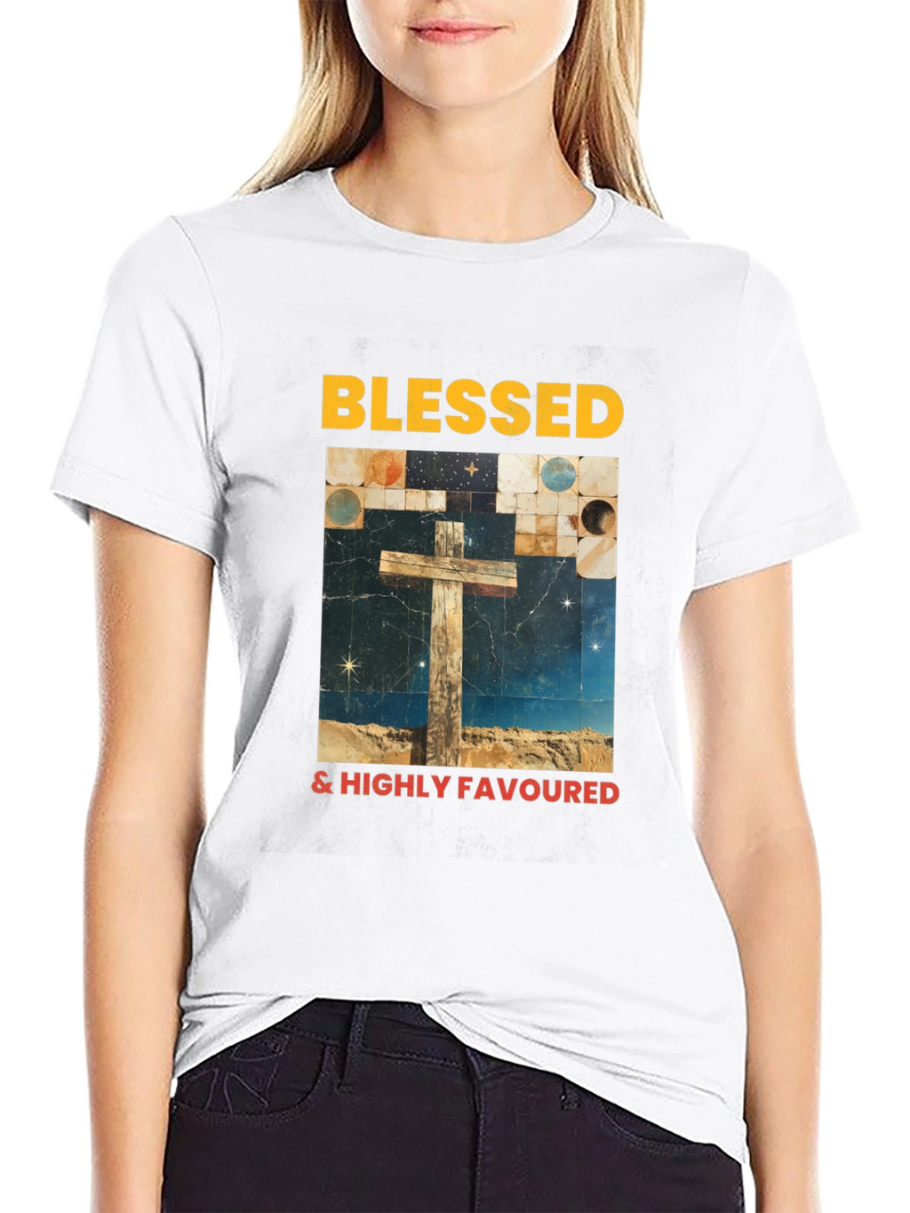 Camiseta Blessed & Highly Favoured