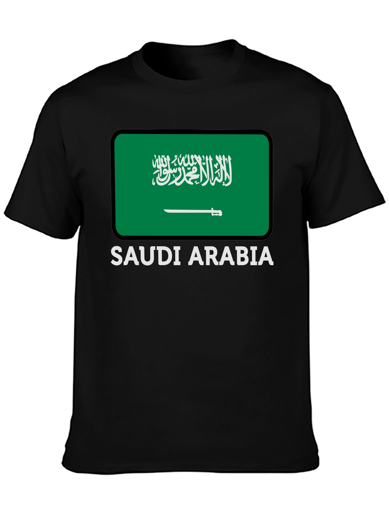 Camiseta Arabia Saudita - Diseño Bandera