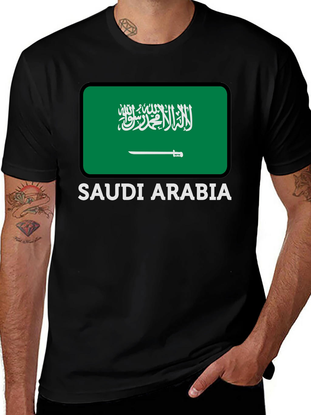 Camiseta Arabia Saudita - Diseño Bandera