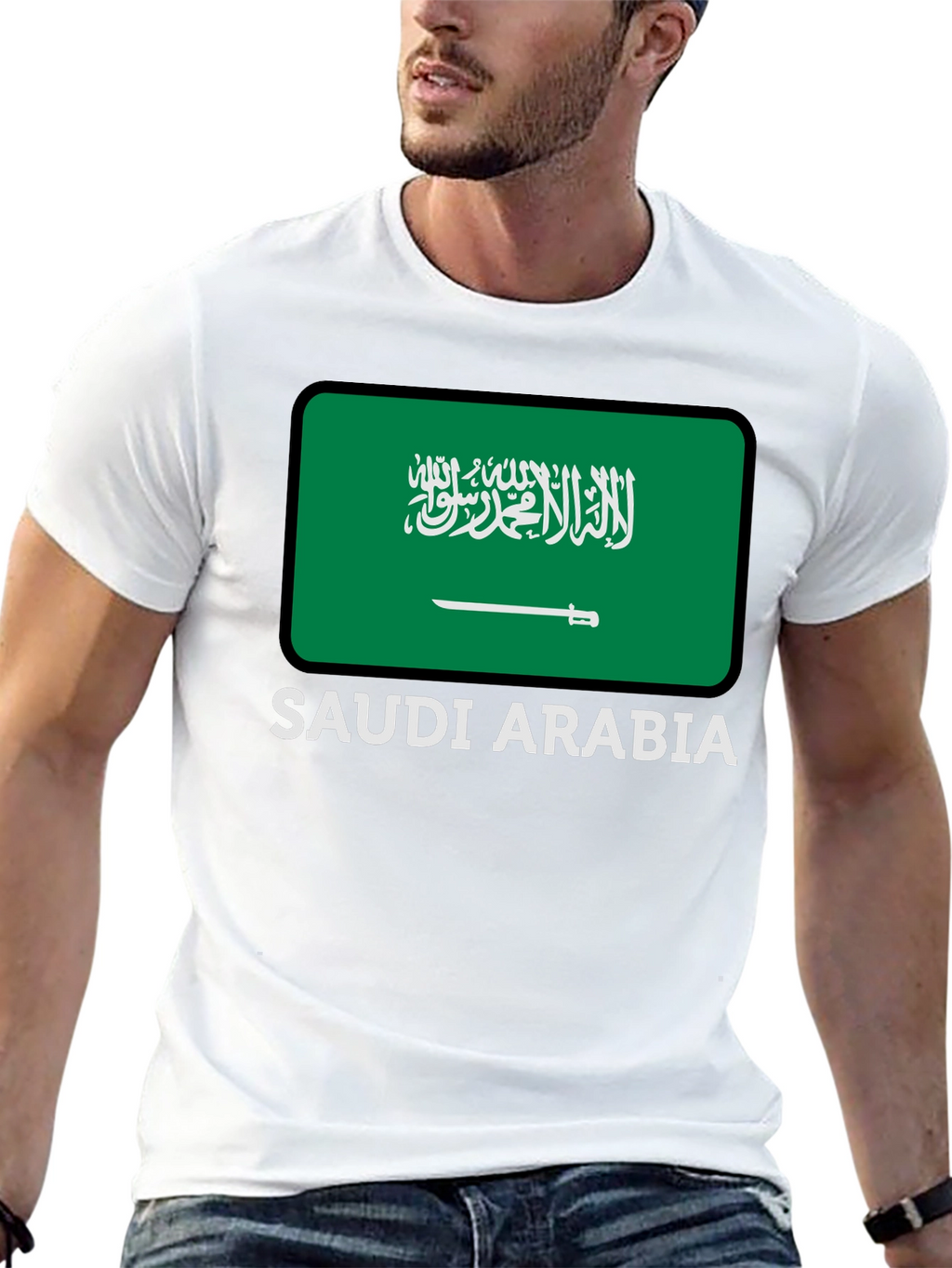 Camiseta Arabia Saudita - Diseño Bandera