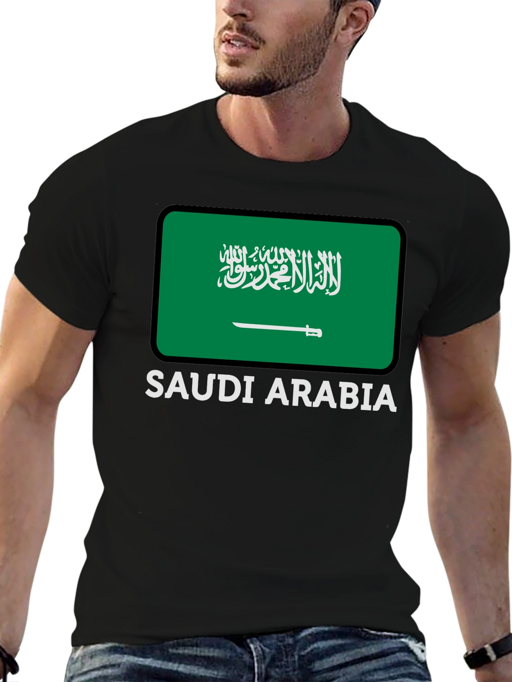 Camiseta Arabia Saudita - Diseño Bandera