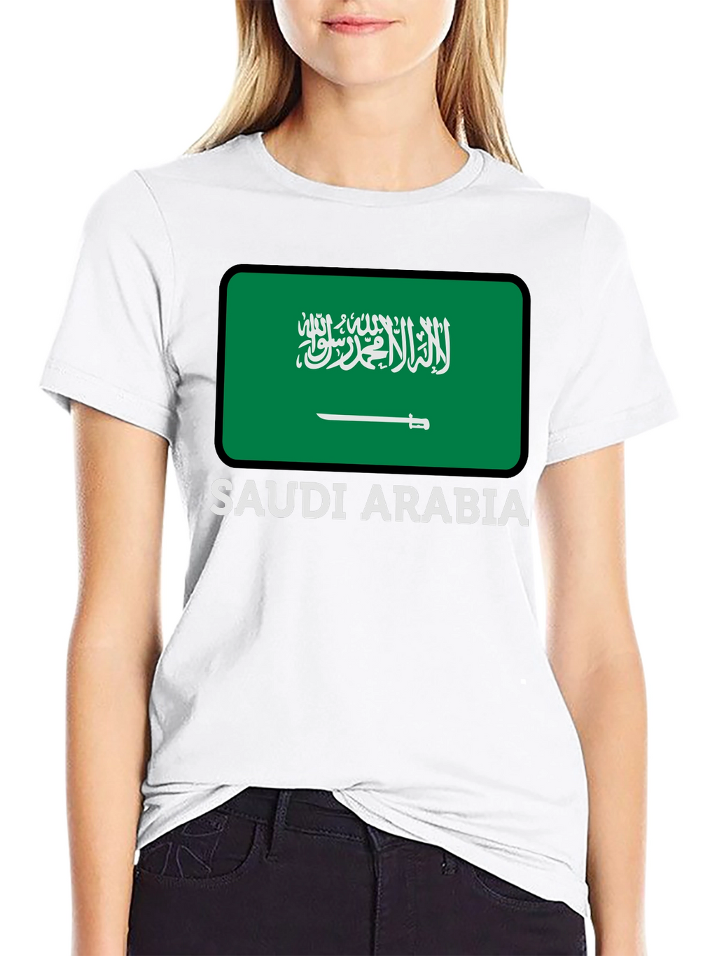 Camiseta Arabia Saudita - Diseño Bandera