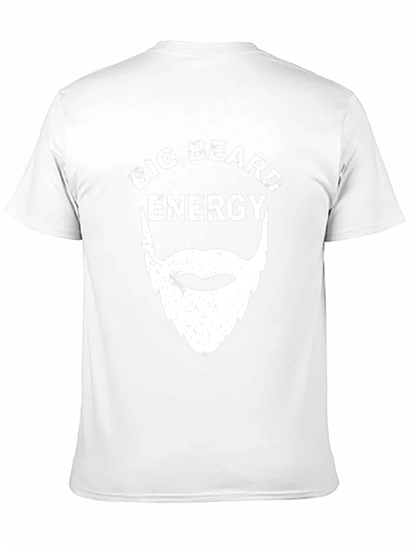 Camiseta Hombre Negra - Energía de Barba Grande
