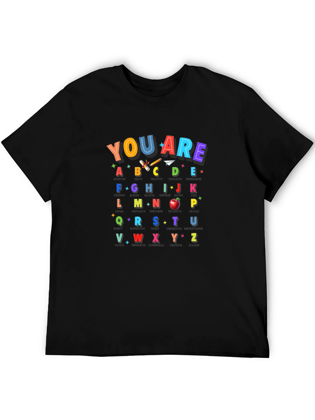 Camiseta Abecedario Infantil - Regalo Educativo