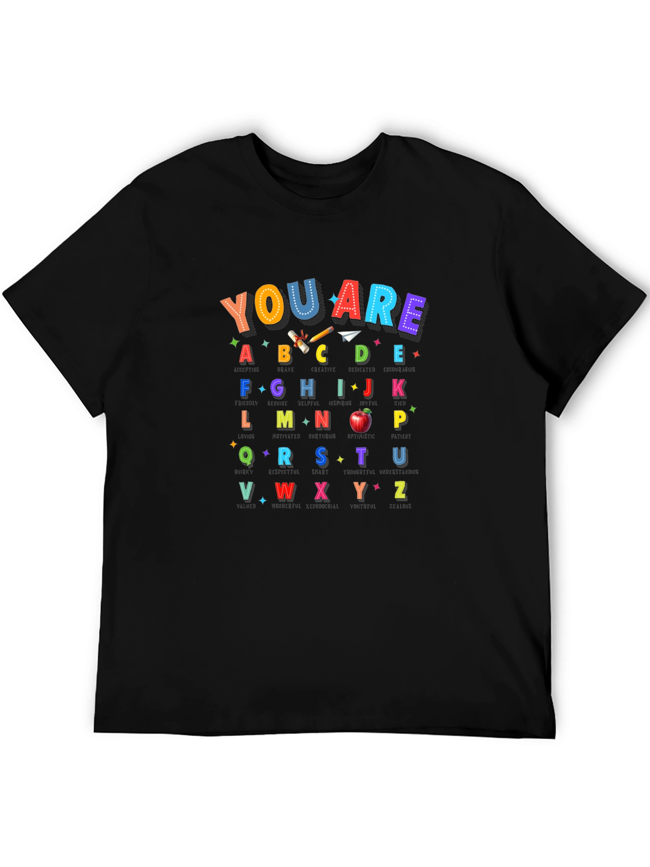 Camiseta Abecedario Infantil - Regalo Educativo