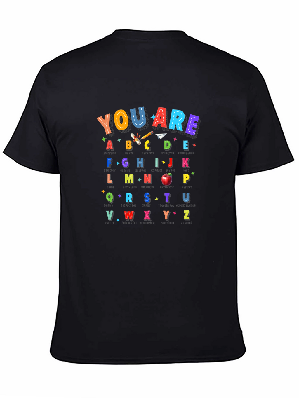 Camiseta Abecedario Infantil - Regalo Educativo