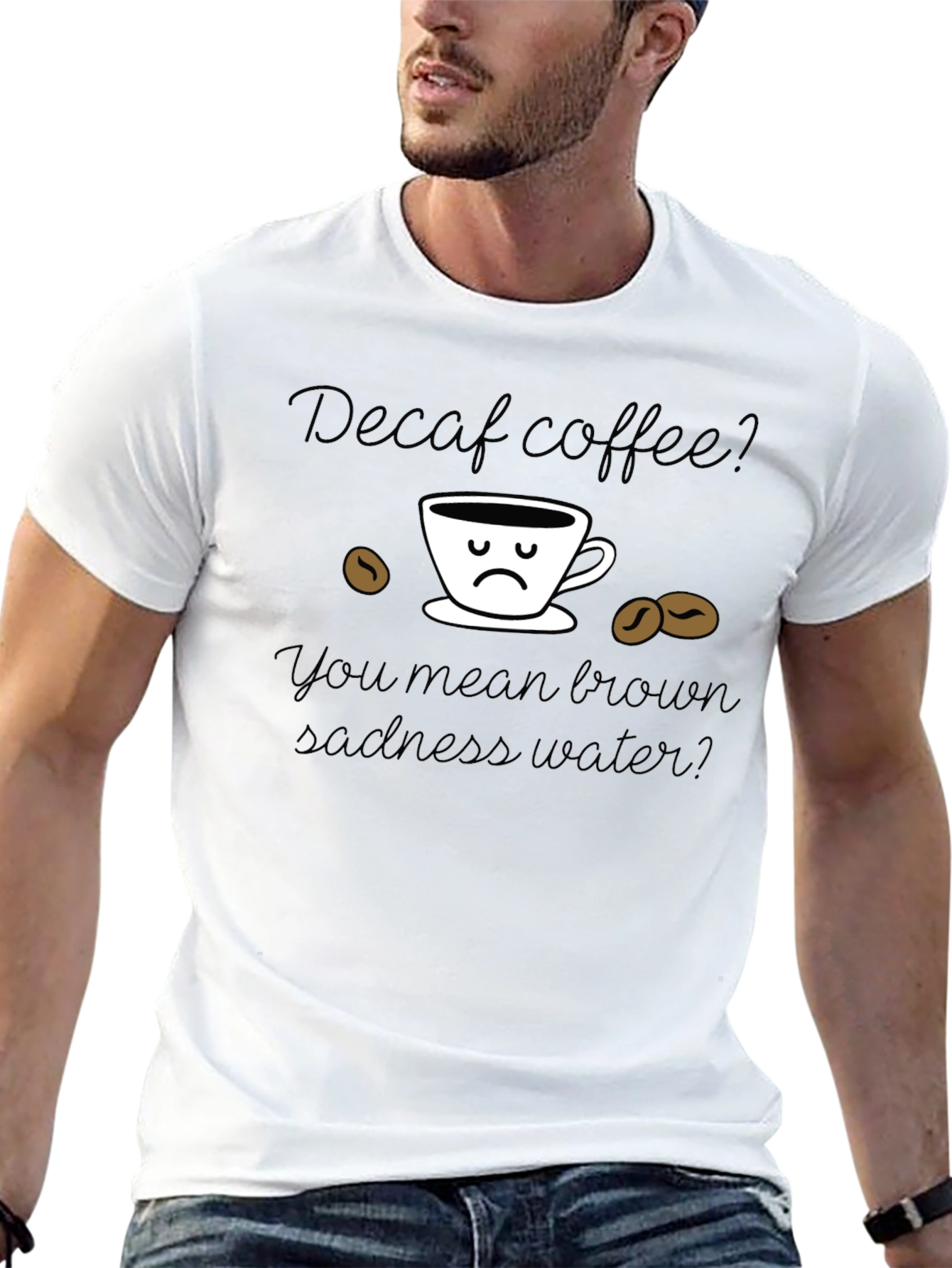 Camiseta Decaf Coffee Brown Sadness Water