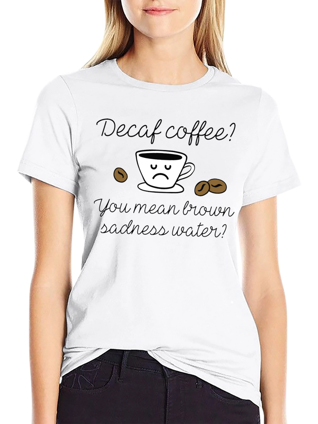 Camiseta Decaf Coffee Brown Sadness Water