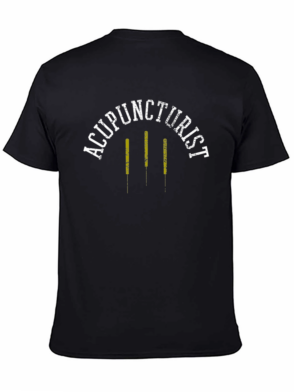 Camiseta Acupunturista Unisex Negra